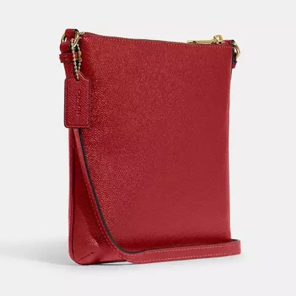 Coach Mini Rowan File Bag Red NWT - Picture 6 of 10